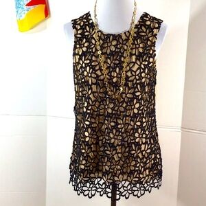 Lela Rose/Neiman Marcus/Target lace overlay top M